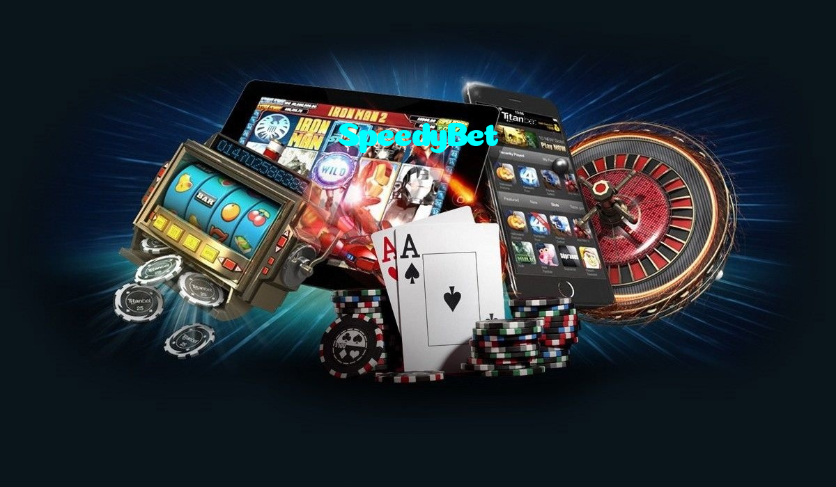 SpeedyBet casino presented on mobile device in Pakistan with slots and live games